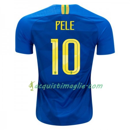 Divisa di Calcio Brasile Pele 10 Trasferta Mondiali 2018